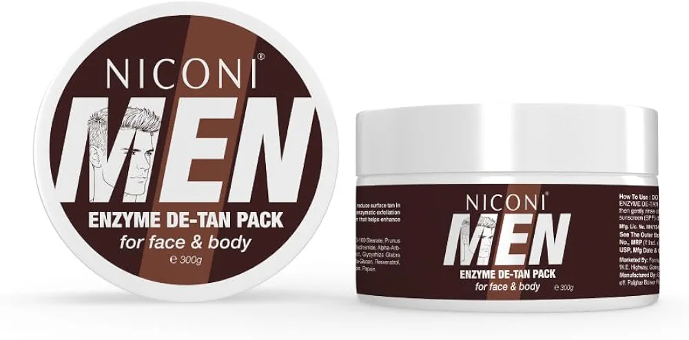 NICONI MEN Enzyme De-Tan Pack 300g
